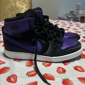 Air Jordan 1 KO purple and black